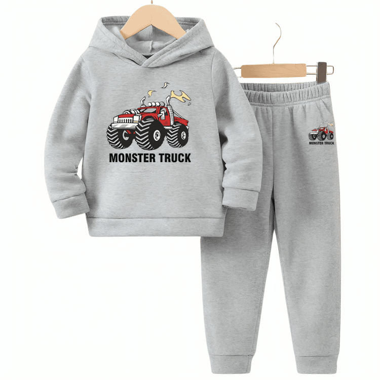 New Monster Truck Hoodie Tracksuit - Kin Trends