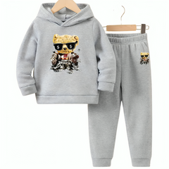 Rich Bear Hoodie Tracksuit - Kin Trends