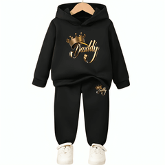Daddy King Hoodie Tracksuit - Kin Trends