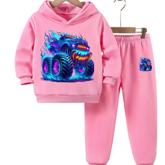 Big Monster Truck Hoodie Tracksuit