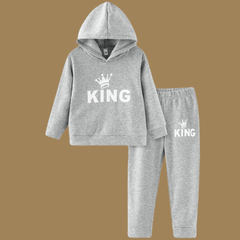 King Fleece Hoodie Tracksuit - Kin Trends