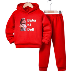 Baba Ki Doll Hoodie Tracksuit (Premium)