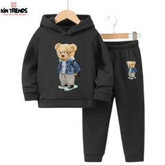 Polard Bear Hoodie Tracksuit - Kin Trends