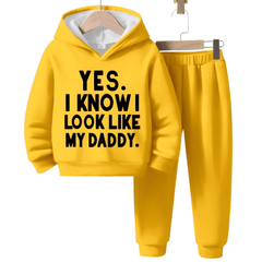 Look Like Daddy Hoodie Tracksuit - Kin Trends