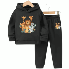 Animals Kingdom Fleece Hoodie Tracksuit - Kin Trends