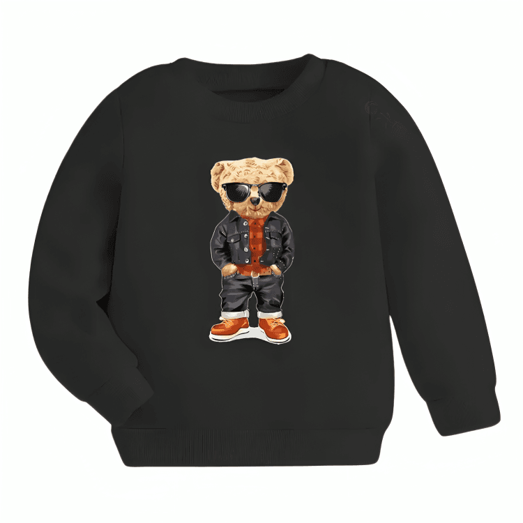 Cute Cool Bear Sweatshirt - Kin Trends