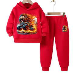 New Lion King of Road Hoodie Tracksuit