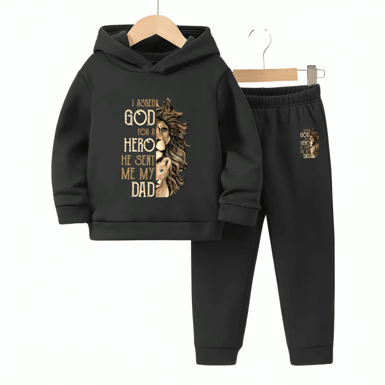 Hero Dad Hoodie Tracksuit - Kin Trends