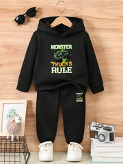 New Monster Truck Hoodie Tracksuit - Kin Trends
