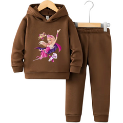 Flying Barbie Hoodie Tracksuit (Premium)