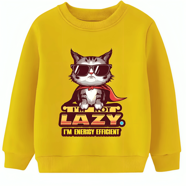 Not Lazy Fleece Sweatshirt - Kin Trends