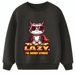Not Lazy Fleece Sweatshirt - Kin Trends