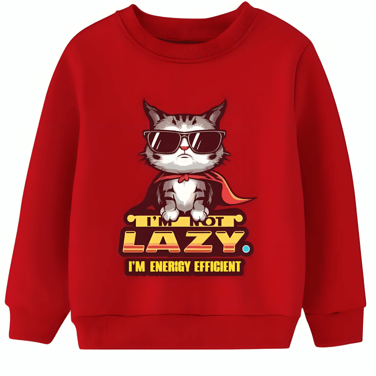 Not Lazy Fleece Sweatshirt - Kin Trends