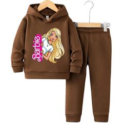 Premium Barbie Fleece Hoodie Tracksuit