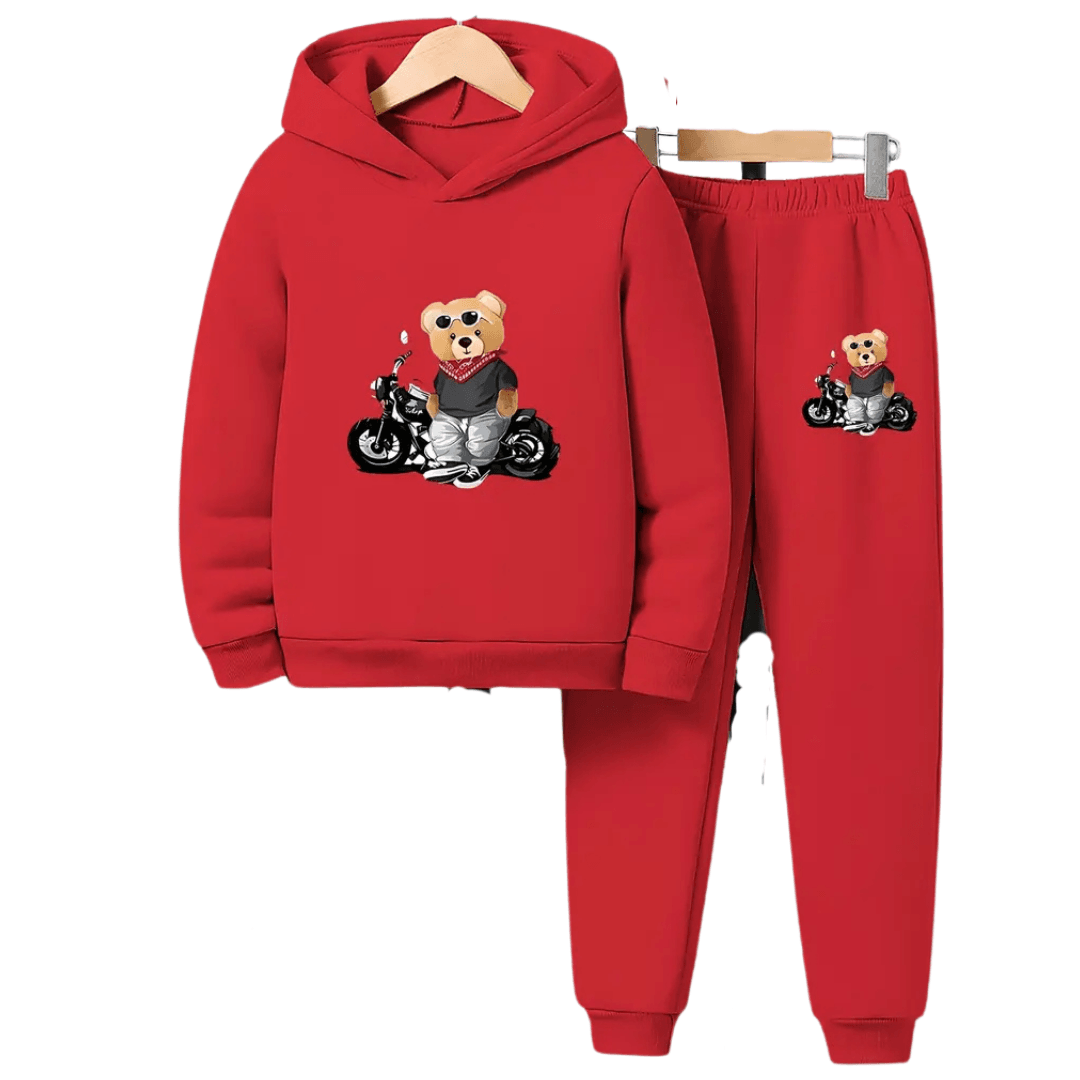 Street Rider Fleece Hoodie Tracksuit - Kin Trends