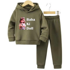 Baba Ki Doll Hoodie Tracksuit (Premium)