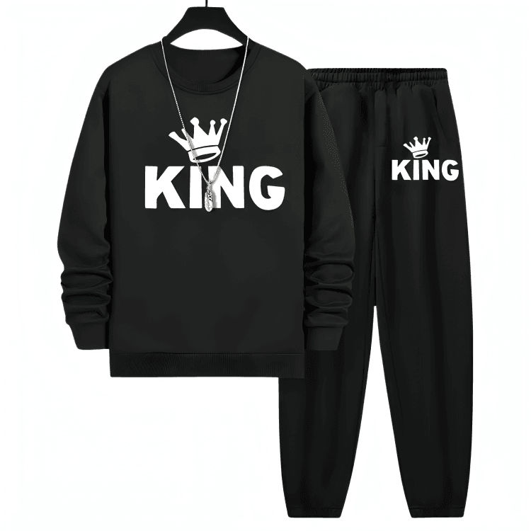New King Fleece Tracksuit - Kin Trends