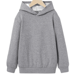 Plain Solid Color Warm Fleece Hoodie - Kin Trends