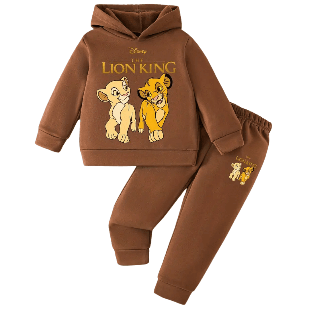 Cute Lion King Hoodie Tracksuit - Kin Trends