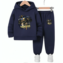 Monster Truck Hoodie Tracksuit - Kin Trends