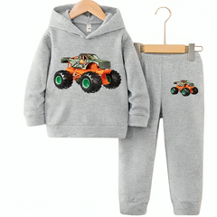 Racing Truck Fleece Hoodie Tracksuit - Kin Trends