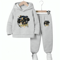 Monster Truck Hoodie Tracksuit - Kin Trends
