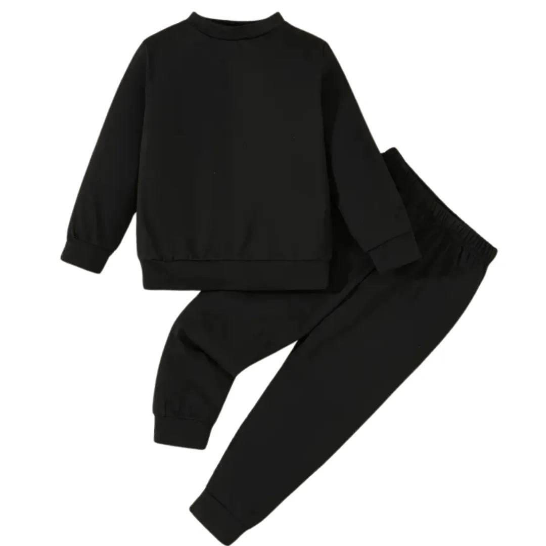 Plain Solid Color Winter tracksuit for boys and girls - Kin Trends