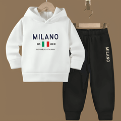 Mileno Fleece Hoodie Tracksuit - Kin Trends