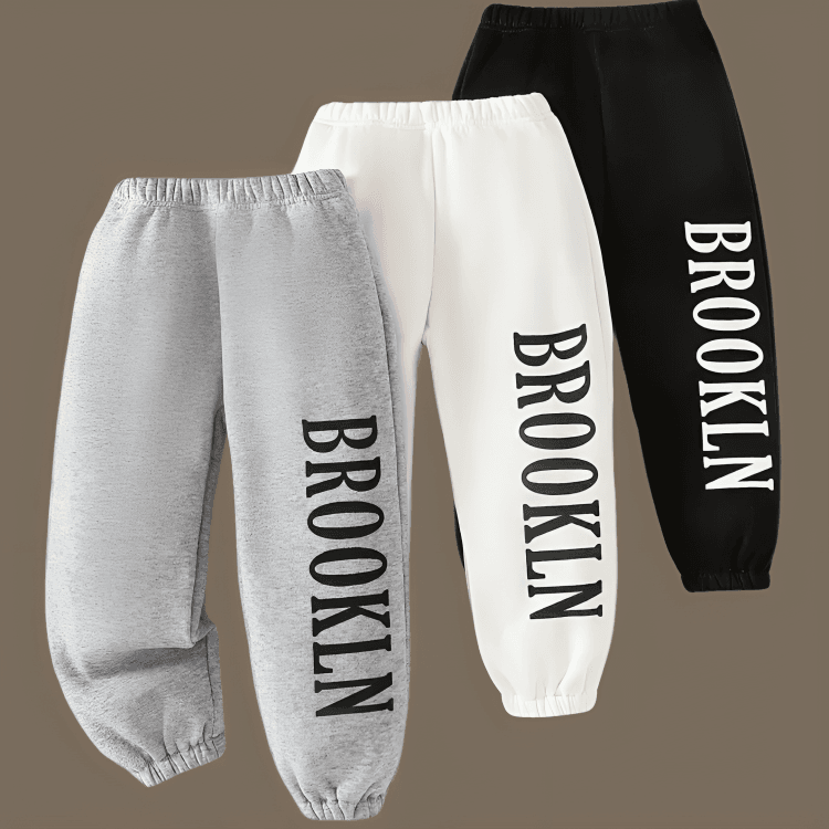 Pack Of 3 BrookLn Warm Fleece Trouser - Kin Trends