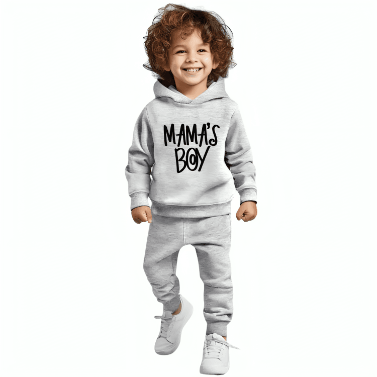 Mama's Boy Fleece Hoodie Tracksuit - Kin Trends