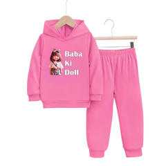 Baba Ki Doll Hoodie Tracksuit (Premium)