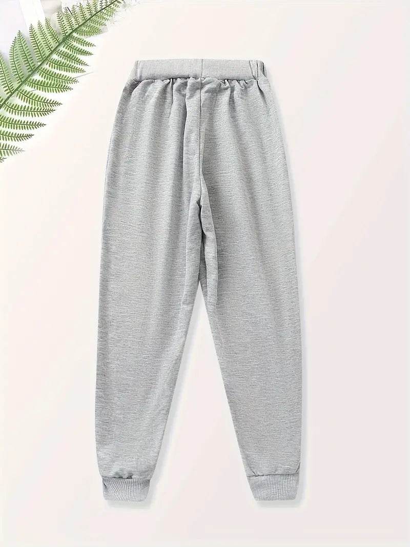Grey Fleece Trouser Winter trousers for boys and girls - Kin Trends
