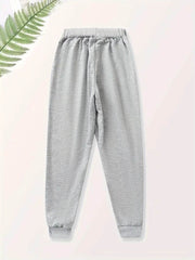 Grey Fleece Trouser Winter trousers for boys and girls - Kin Trends