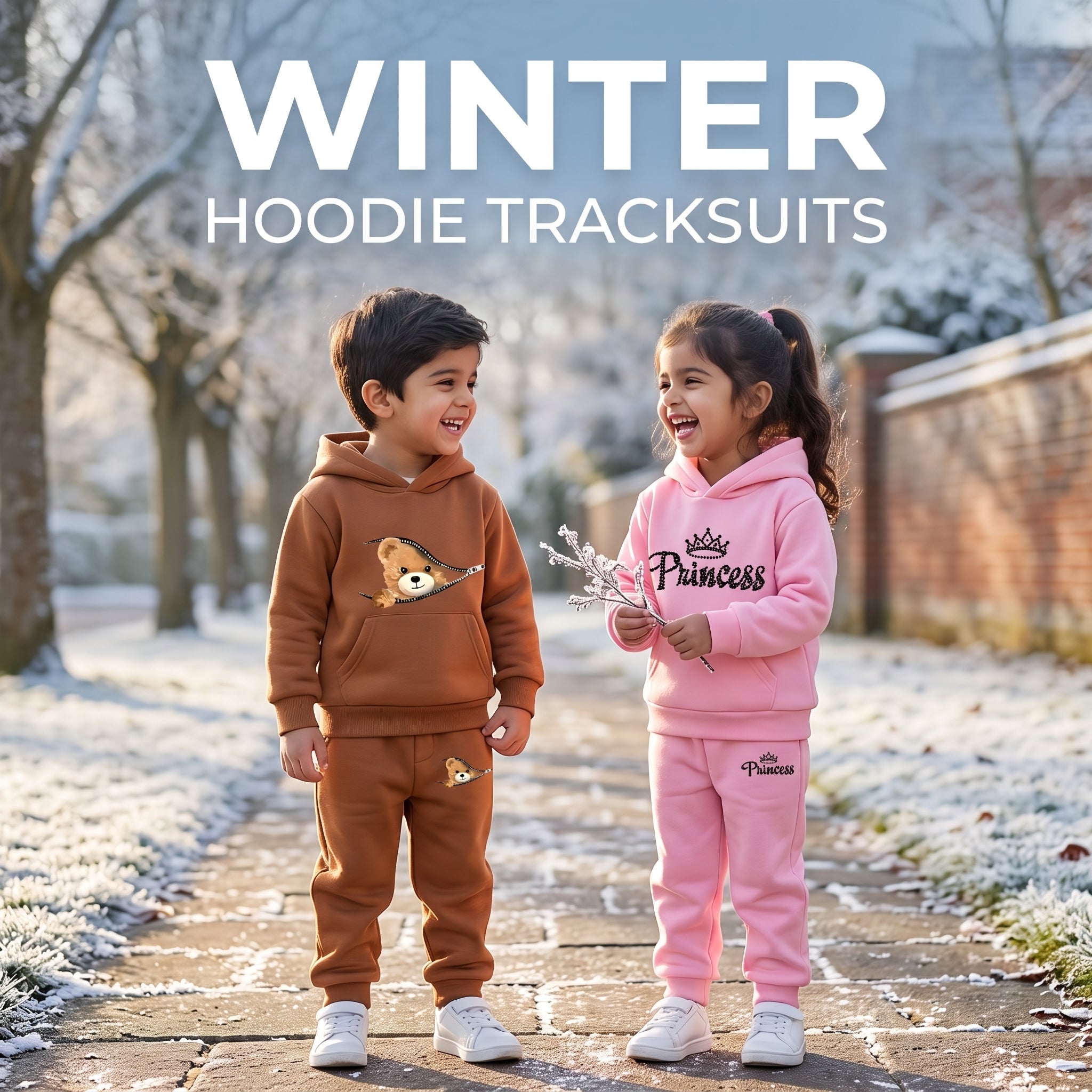 Winter Hoodie Tracksuits (Hoodie+Trouser) - Kin Trends