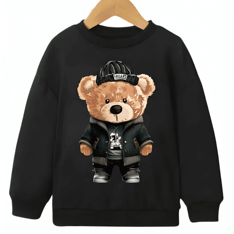 Chubby Bear Fleece Sweatshirt - Kin Trends