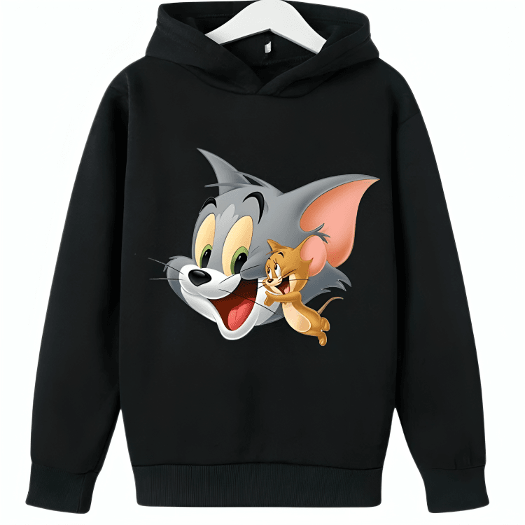 Tom & Jerry Fleece Hoodie - Kin Trends