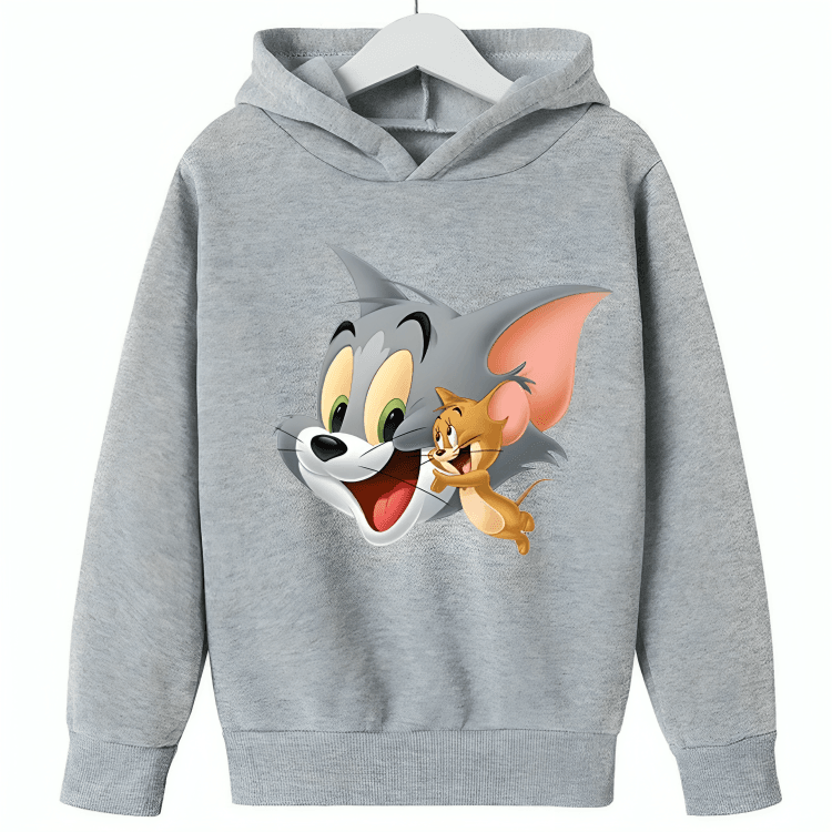 Tom & Jerry Fleece Hoodie - Kin Trends