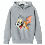 Tom & Jerry Fleece Hoodie - Kin Trends