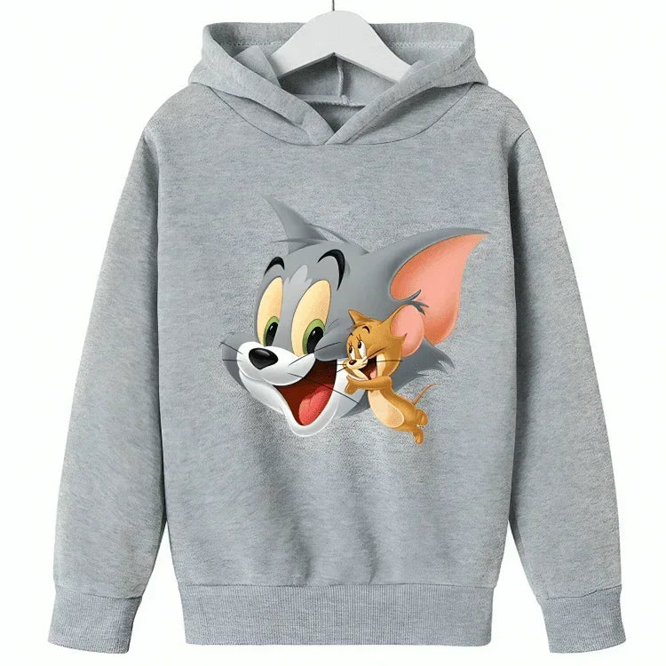 Tom & Jerry Fleece Hoodie - Kin Trends