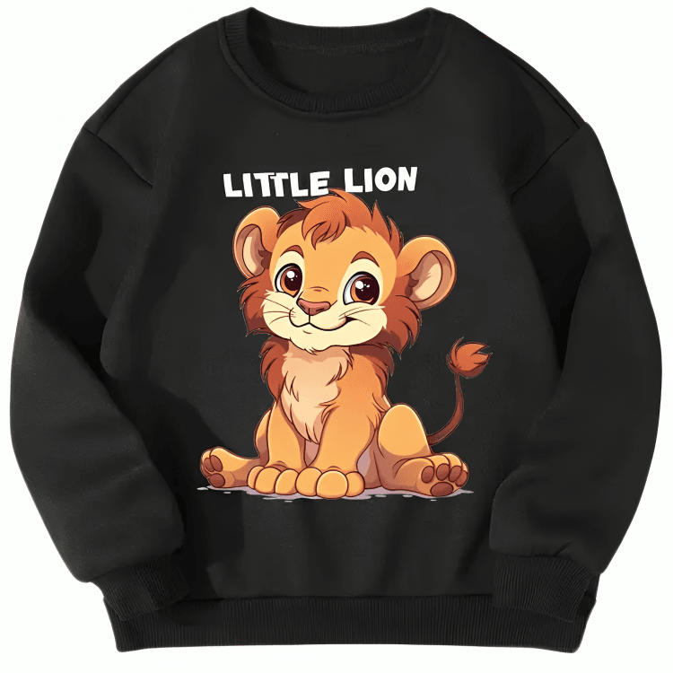 Little Lion Fleece Sweatshirt - Kin Trends