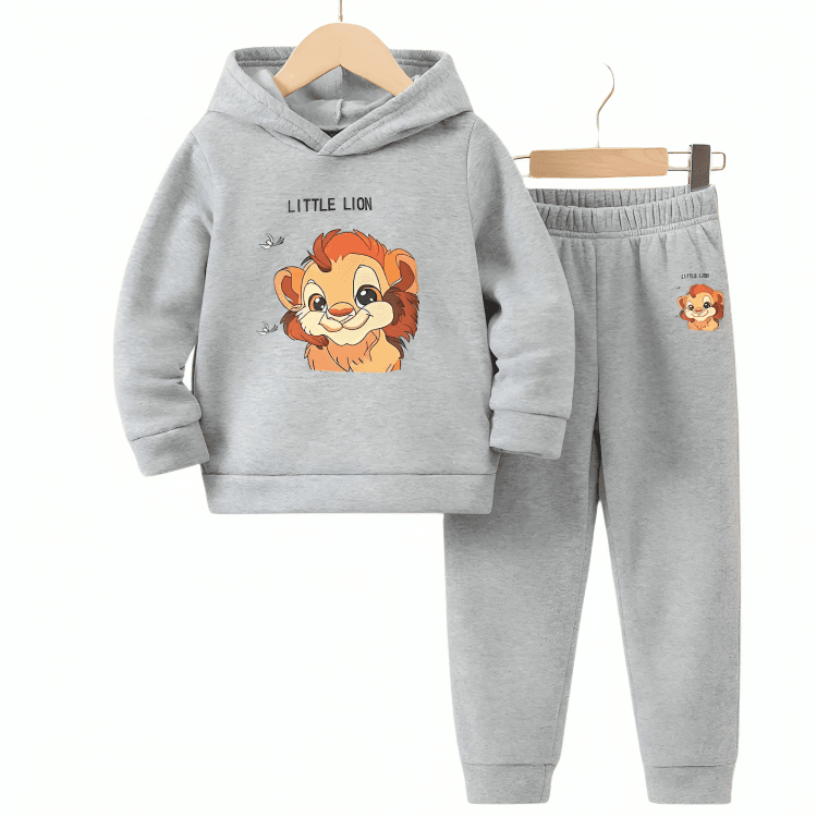 Little Lion Hoodie Tracksuit - Kin Trends