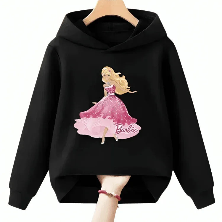 Barbie Doll Hoodie Warm Fleece Hoodie - Kin Trends