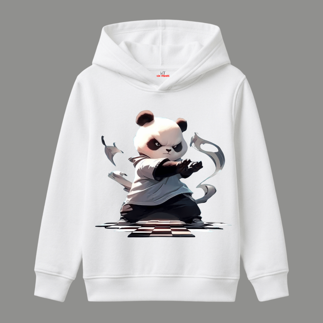 Kung Fu Panda Martial Arts Action Character Kids Winter Fleece Hoodie