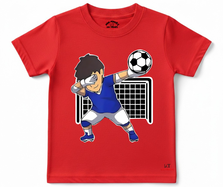 Shy Goalkeeper Tee | Kids T shirt | Mini Minors Kin Trends | Kintrends
