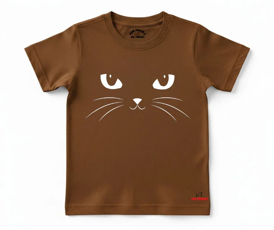 Coffee Cat Short Sleeve Tee | Mini Minors Kintrends