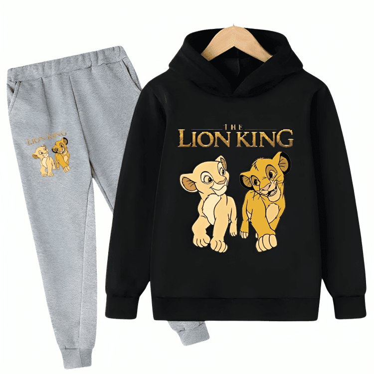 Cute Lion King Hoodie Tracksuit - Kin Trends