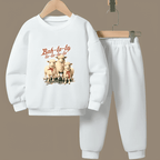 Bah La La Fleece Tracksuit Winter sweatshirt and hoodie tracksuits - Kin Trends