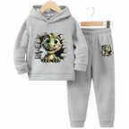 Cute Little Dino Hoodie Tracksuit - Kin Trends