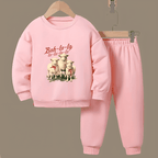 Bah La La Fleece Tracksuit Winter sweatshirt and hoodie tracksuits - Kin Trends