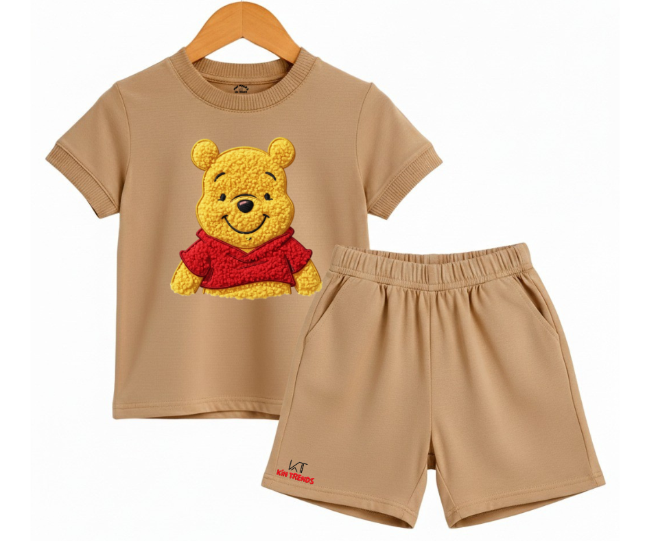 WTP Shorts Set (Not Embroidered) Kids T shirt and shorts | Mini Minors Kin Trends | Kintrends